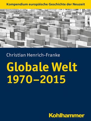 cover image of Globale Welt (1970-2015)